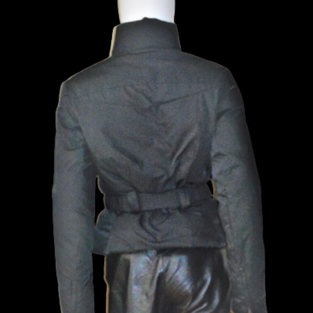 ADD Down military-style puffer jacket with belt - Picture 4 of 8